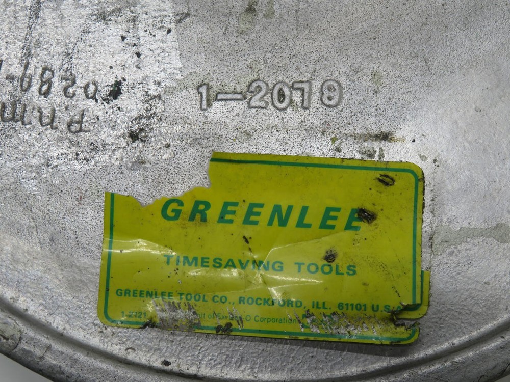 GREENLEE 1731 C-FRAME KNOCKOUT PUNCH DRIVER T213629