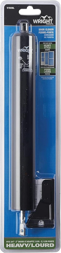 Pneumatic Door Closer for Out-Swinging Doors - Durable, Adjustable, Compact