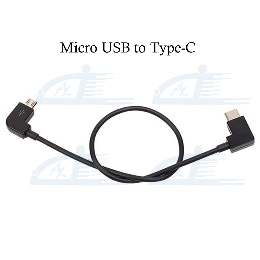 OTG Micro USB Cable 90° Data Transfer for DJI Mavic Mini 1 Drone Remote Control
