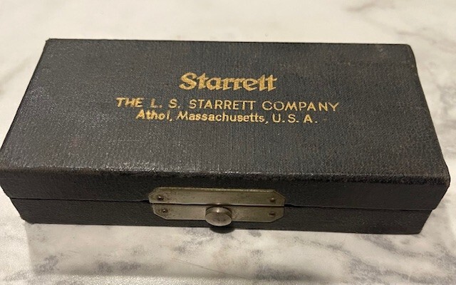Vintage STARRETT No.700 INSIDE MICROMETER CALIPER .002" - 1.200"