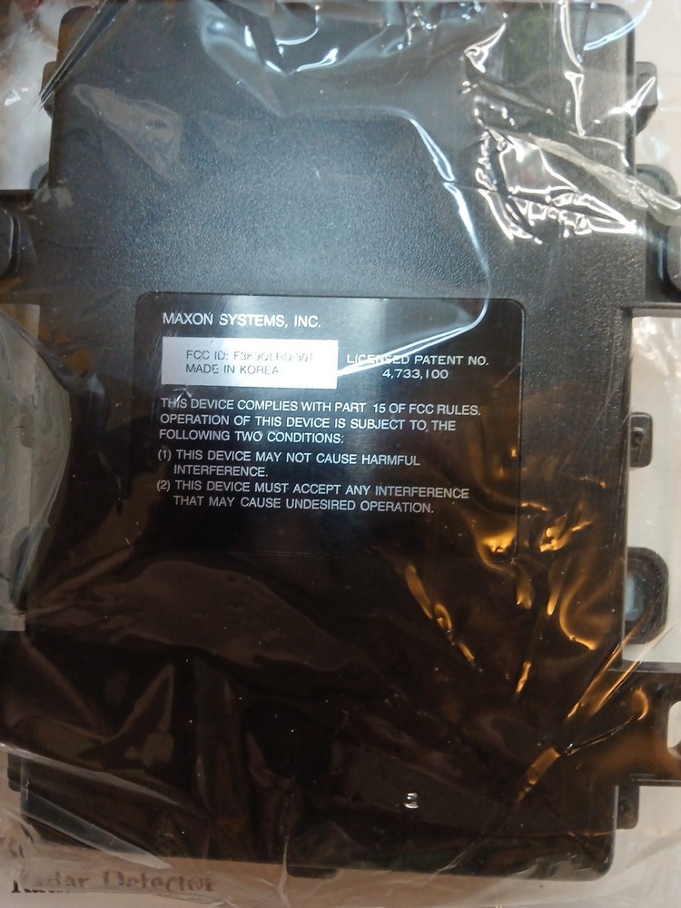Maxon RD-30 Radar Detector New Open Box
