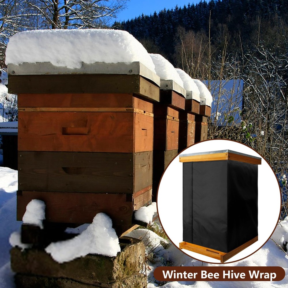 codree 10 Frame Winter Bee Hive Wrap- 2 2 Deep Boxes & 1 Medium Box, 10