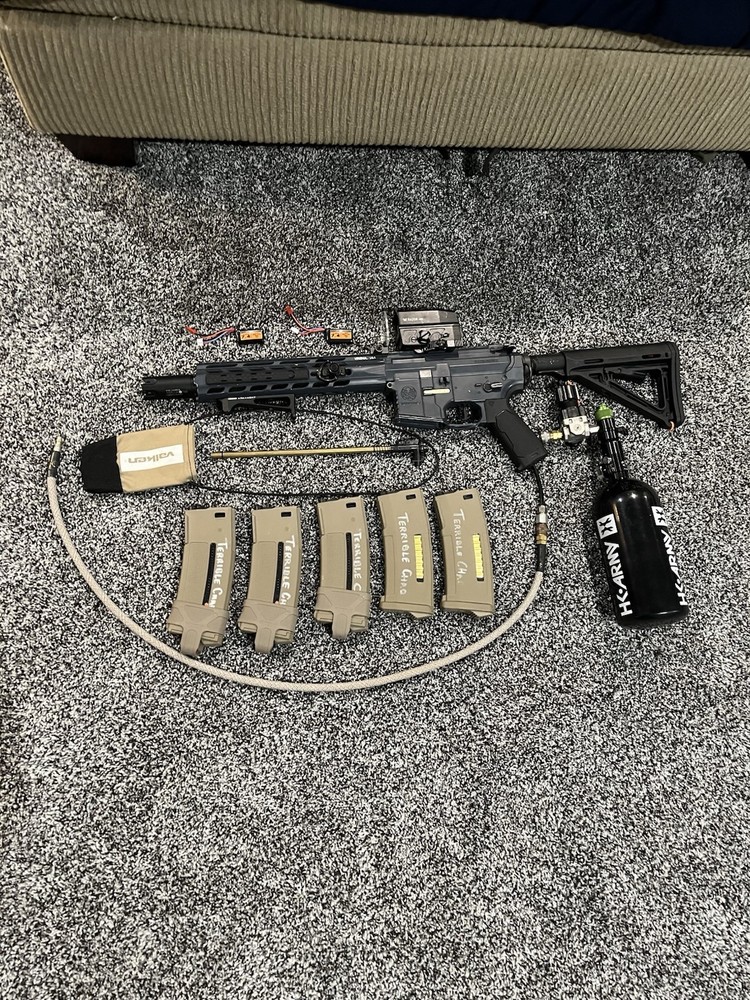 Airsoft Krytac Trident with Jack 9 HPA conversion unit