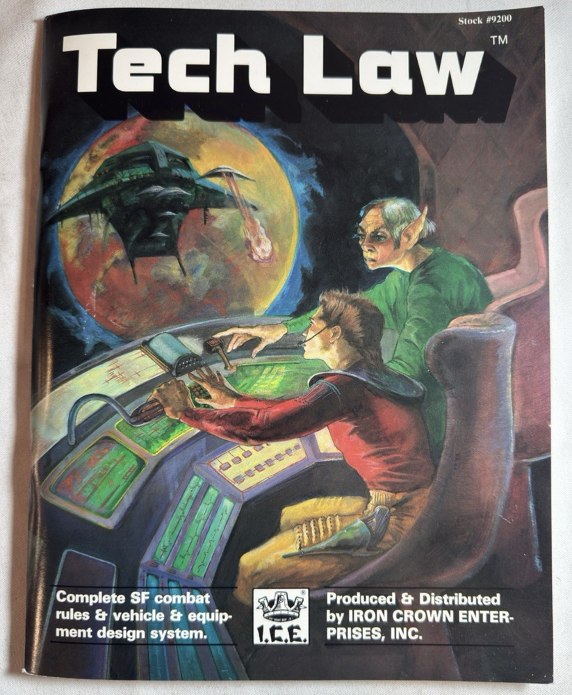 Space Master RPG Core Box Set COMPLETE & UNCUT - I.C.E. Iron Crown #9000