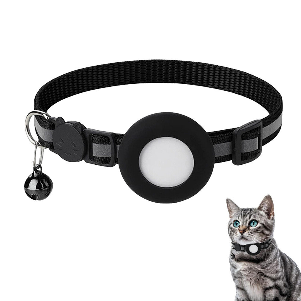 Dog Pet Cat Collar Reflective with Bell Anti-Loss Location Device for IOS GPS