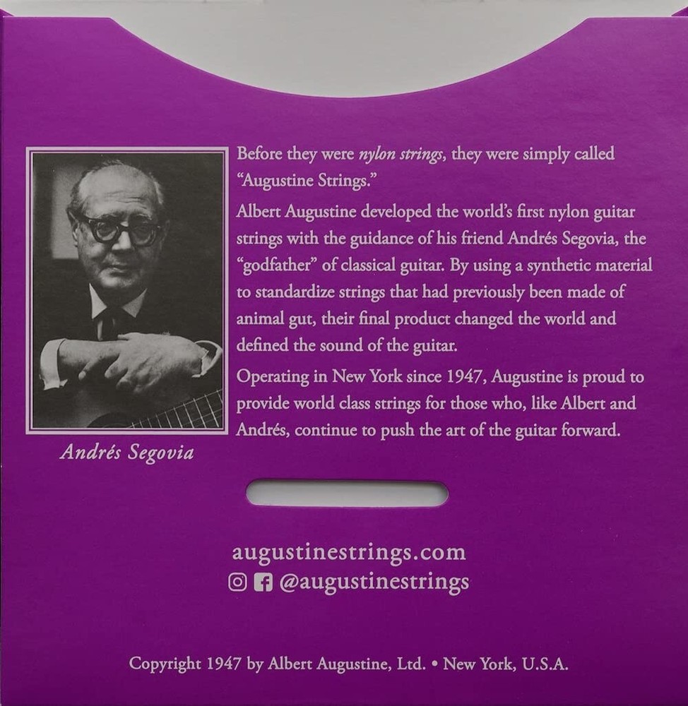 AA Augustine Premium Crystal Nylon Classical Guitar Strings (3-Pack) (Regal/Blue
