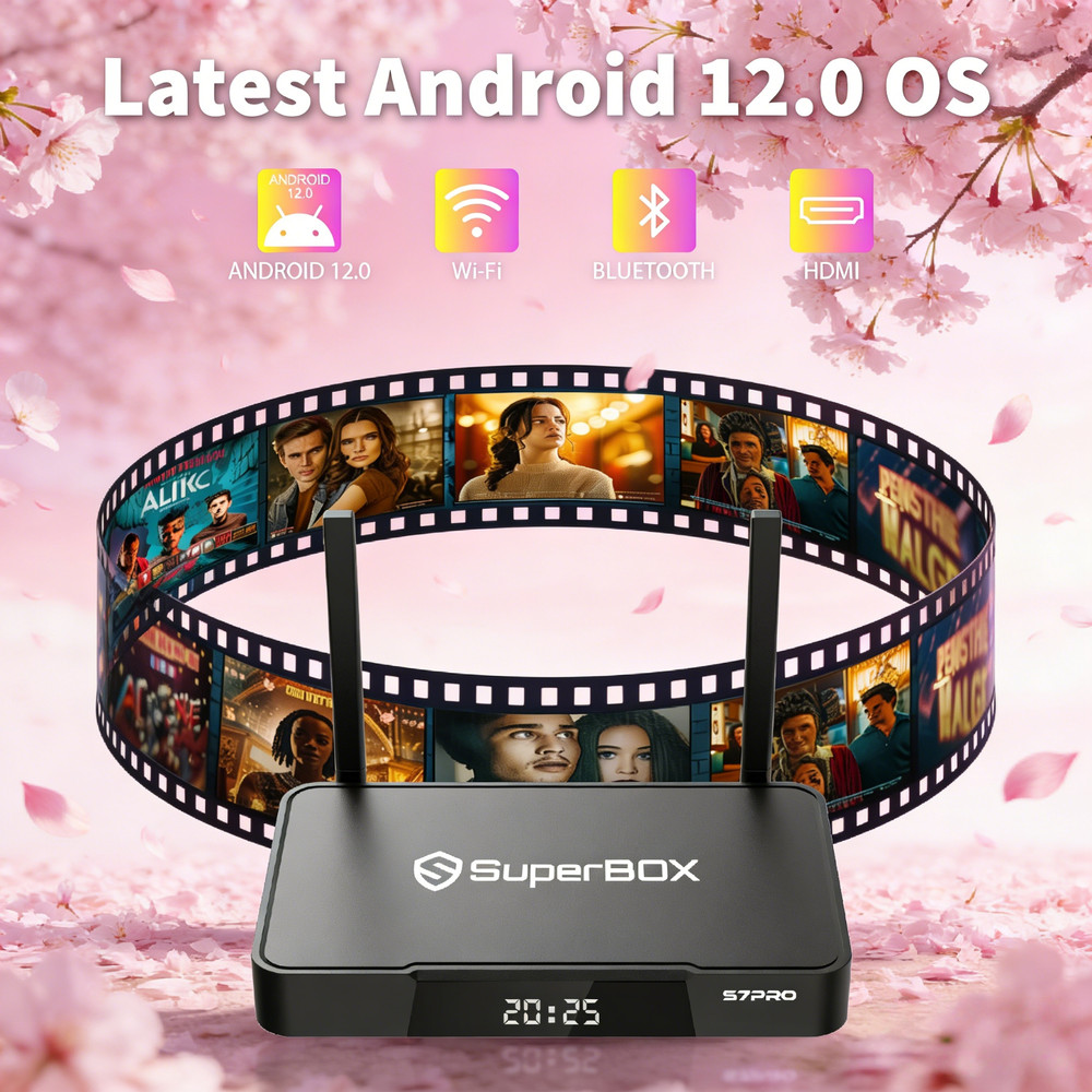 New Upgread SuperBOX S7 Pro - 7 Day Time Shift Android Streaming *Last 1 Left*
