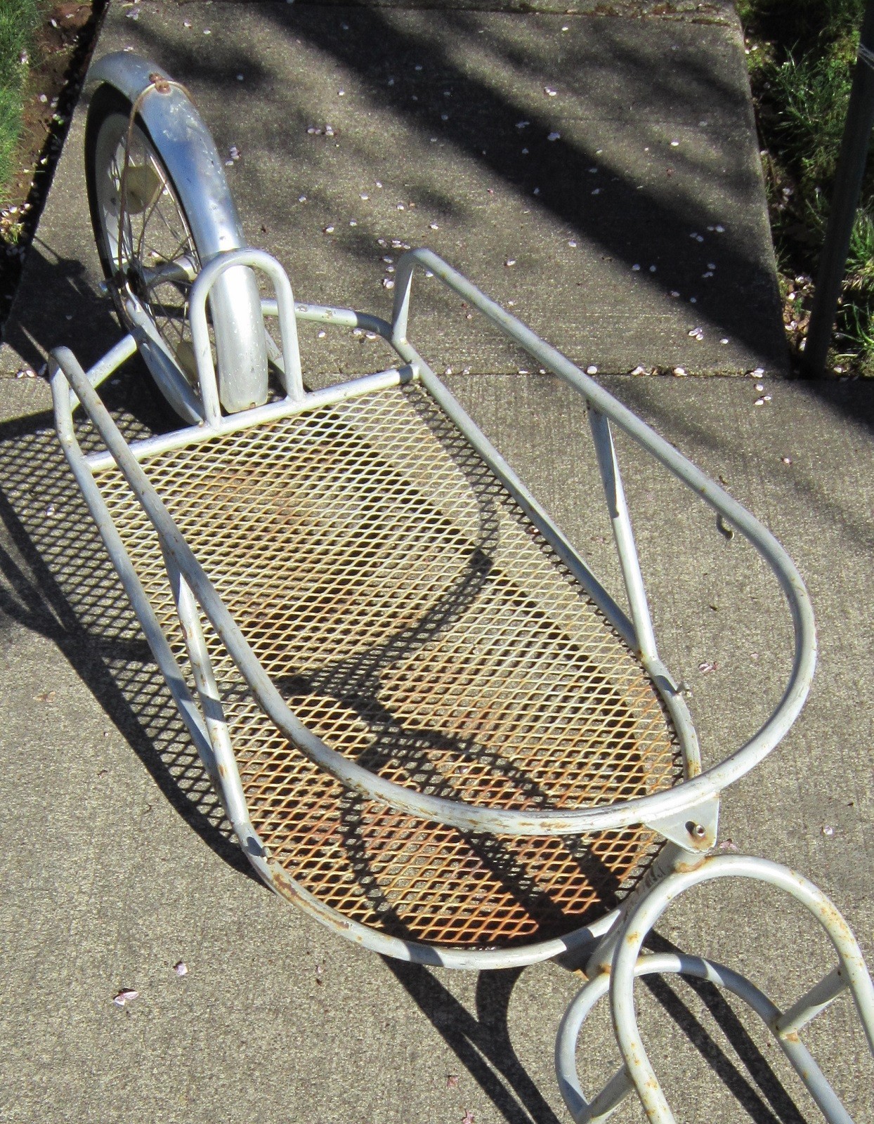 Vintage BOB Yak BICYCLE All-Metal CARGO TRAILER Single Wheel