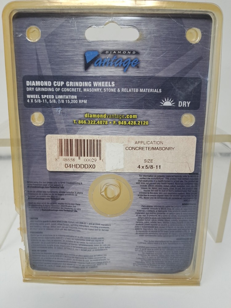4" Double Row Cup Wheel