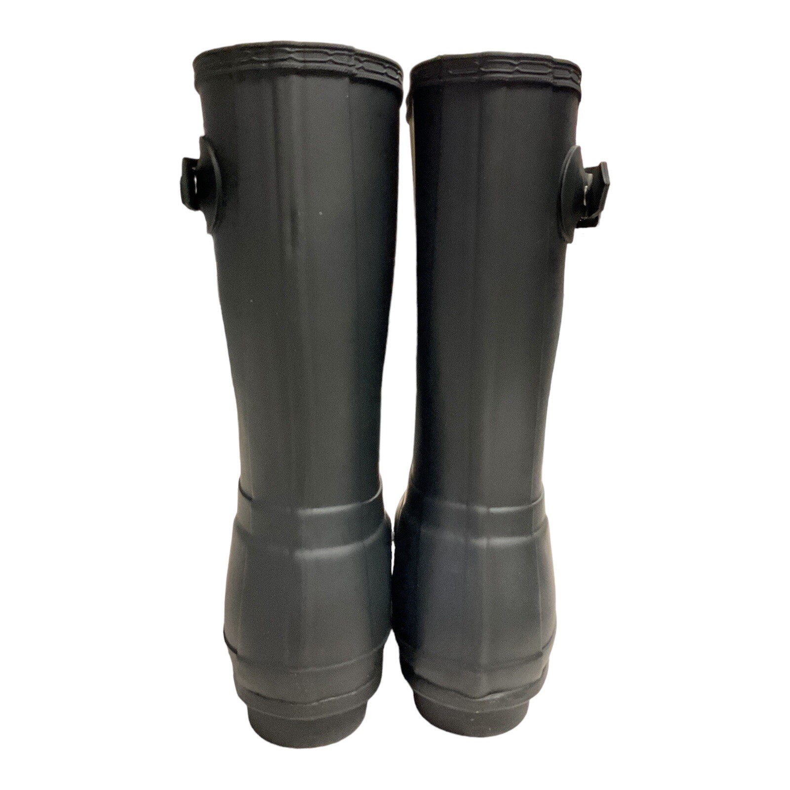 Hunter Women's Original Short Waterproof Rain Boots Black Matte Sz 8 WFS1000RMA