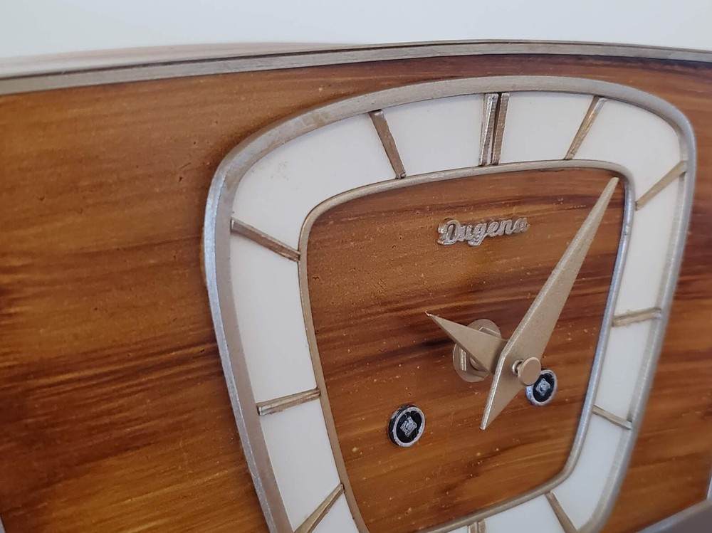 Mental clock Mid-Century Modern Dugena [NEW]