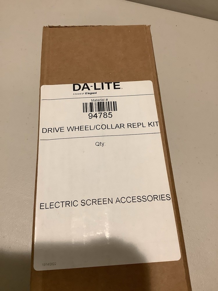 Da-lite Screen Drive Wheel/collar Replacement Kit #94785 New