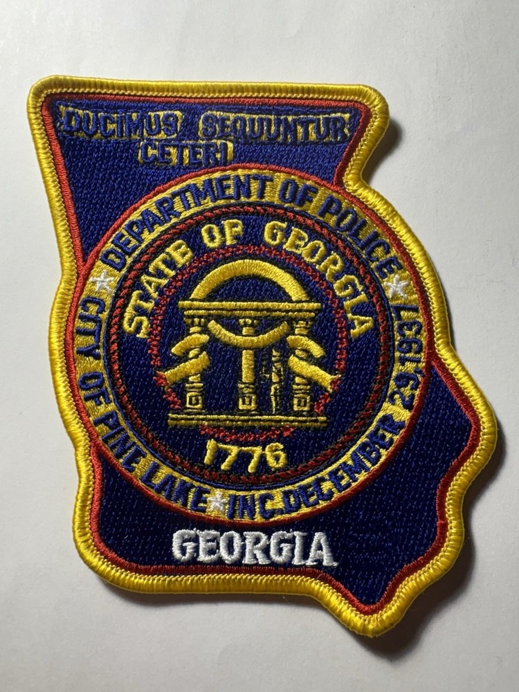 Pine Lake Georgia Police Patch