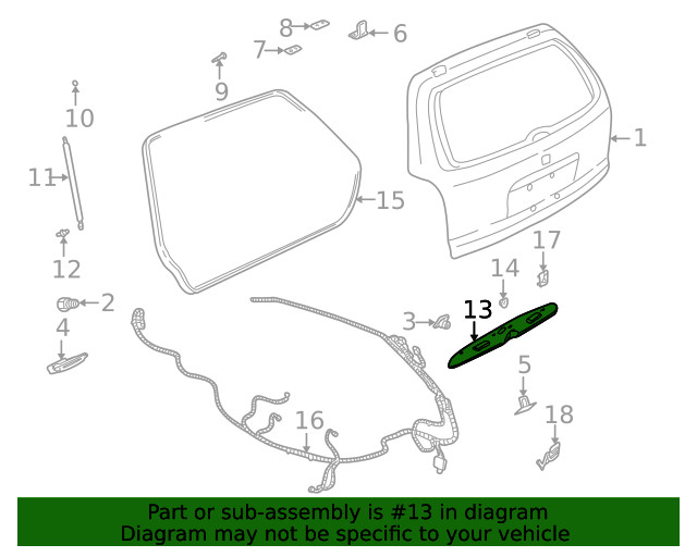 Genuine GM Handle 22715416