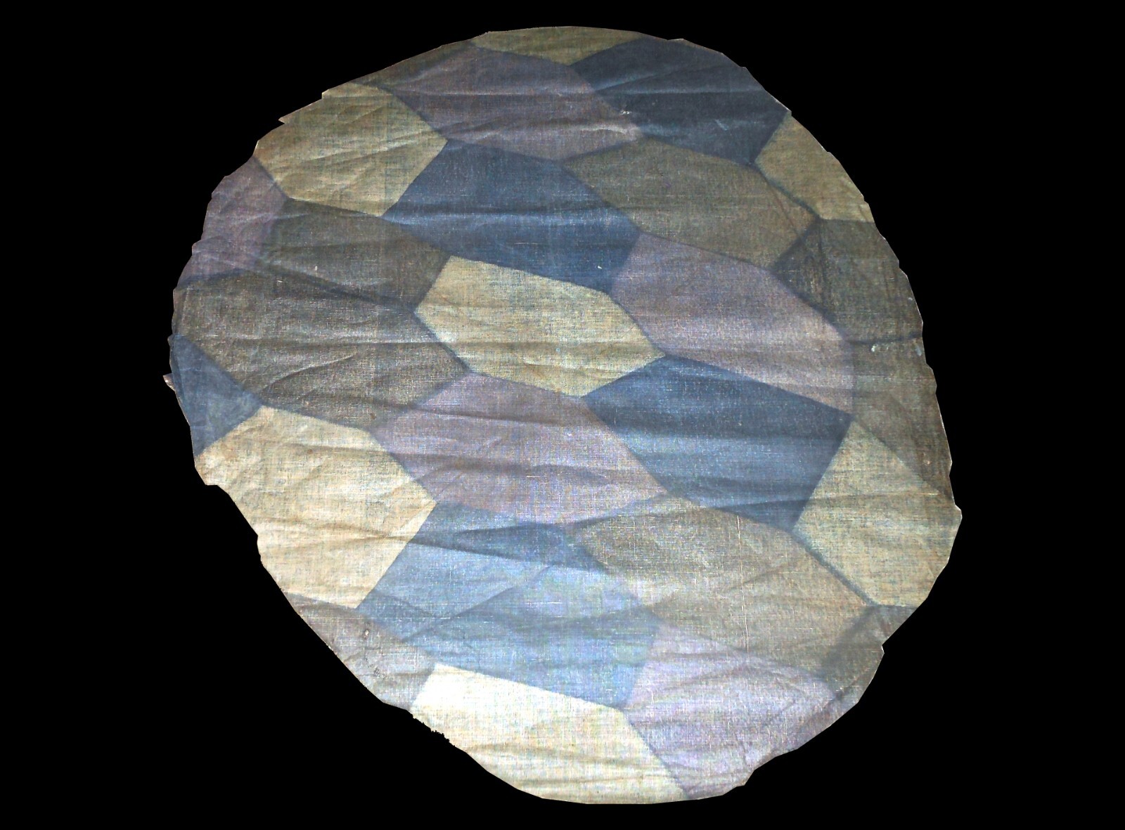 WW1 German Fliegertruppen - AIRCRAFT FABRIC SKIN - LONZENGE CAMOUFLAGE & CROSS