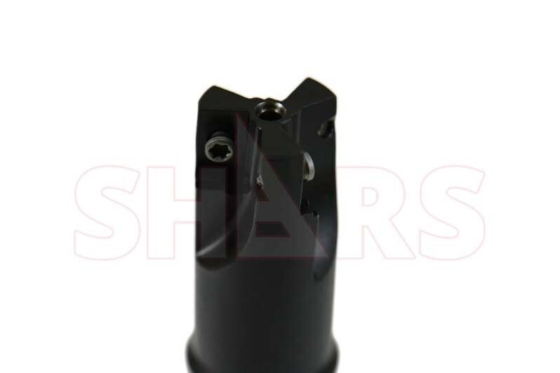 CNC 3/4" 3 FL 90° Indexable End Mill APMT Insert W/Certificate save $132.05 ![