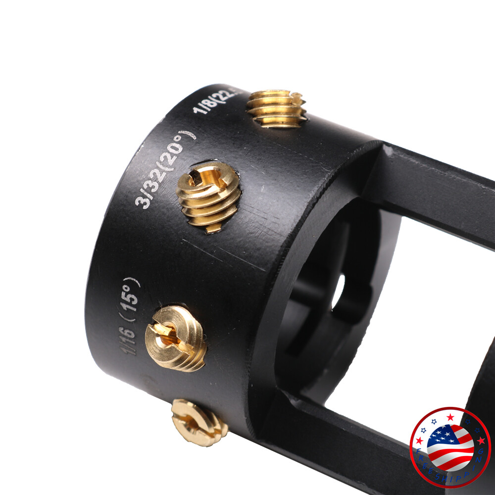 Tungsten Grinder Sharpener Multi-Angle Offsets Head Tool Fits TIG Welding New