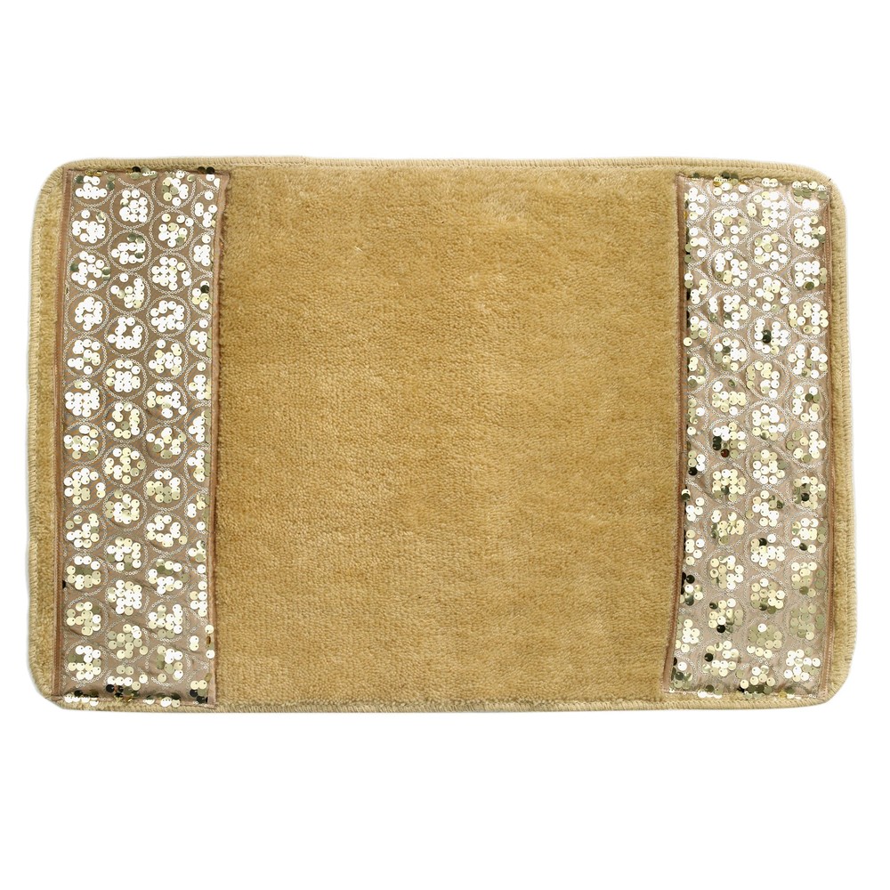 Champagne Sinatra Bath Rug