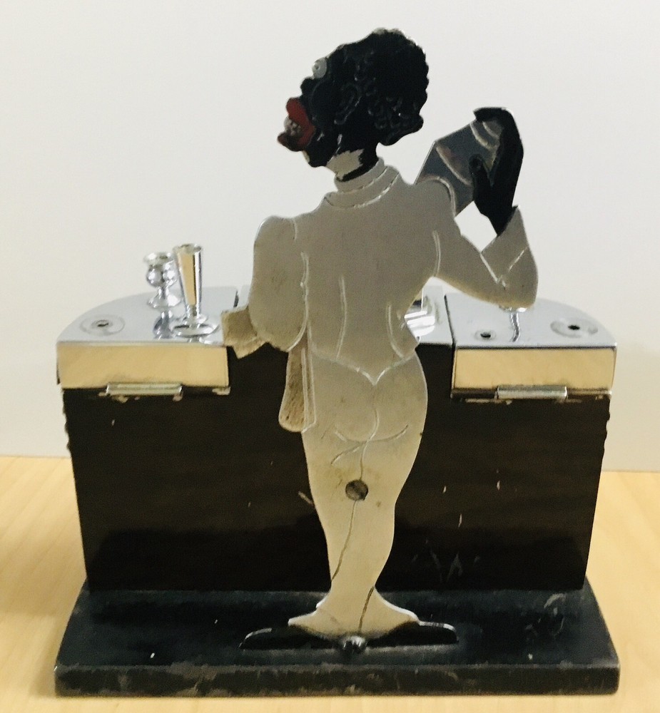 1935 Ronson Touch Tip Art Deco Bartender Lighter