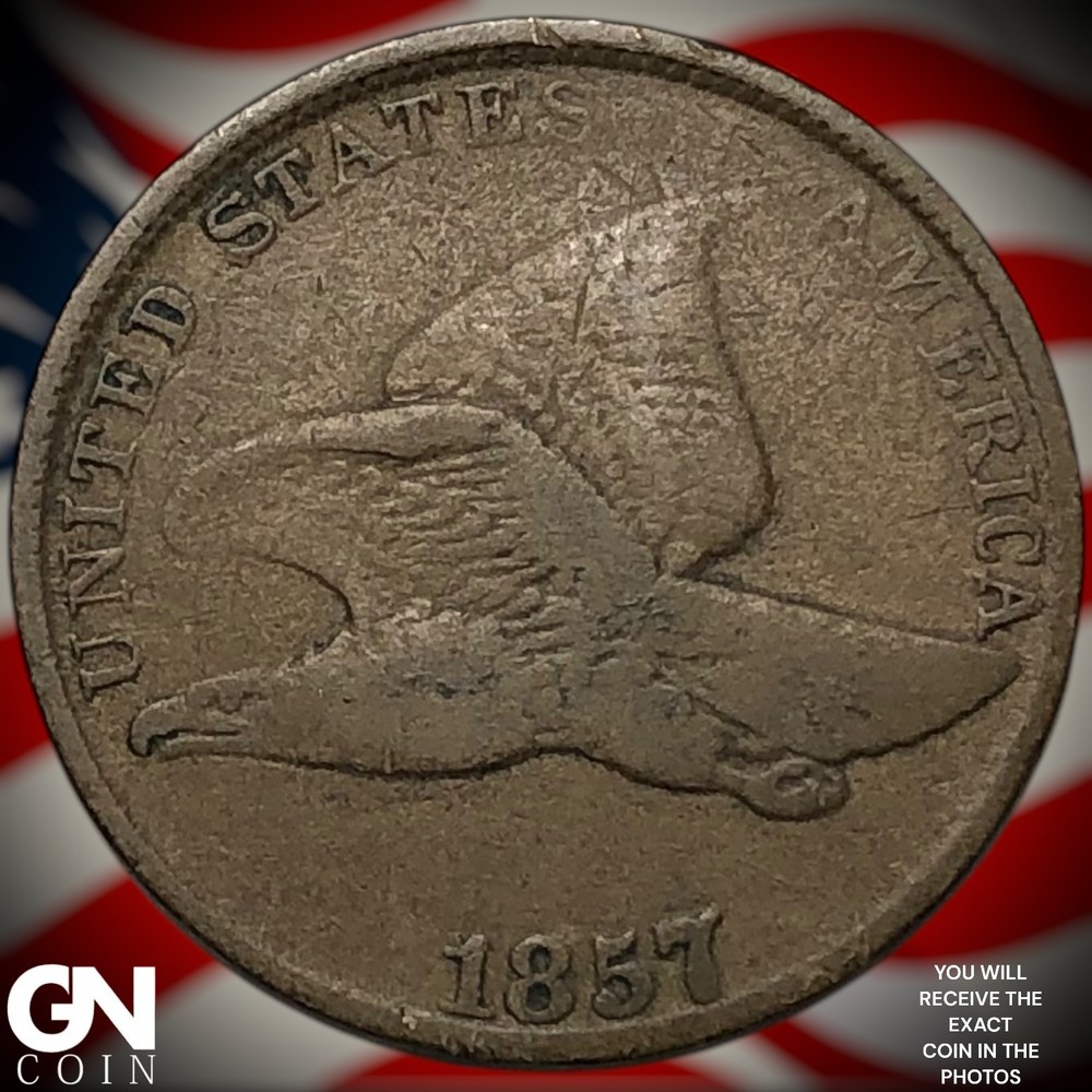 1857 Flying Eagle Cent Penny Z4875