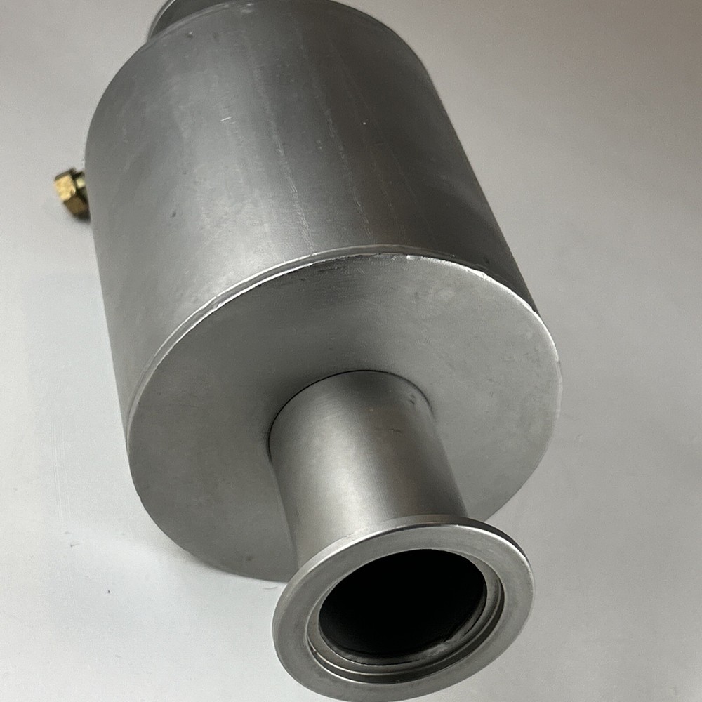 High Vacuum Stainless InLine KF40 Fourline Trap - Quick Connect NW40