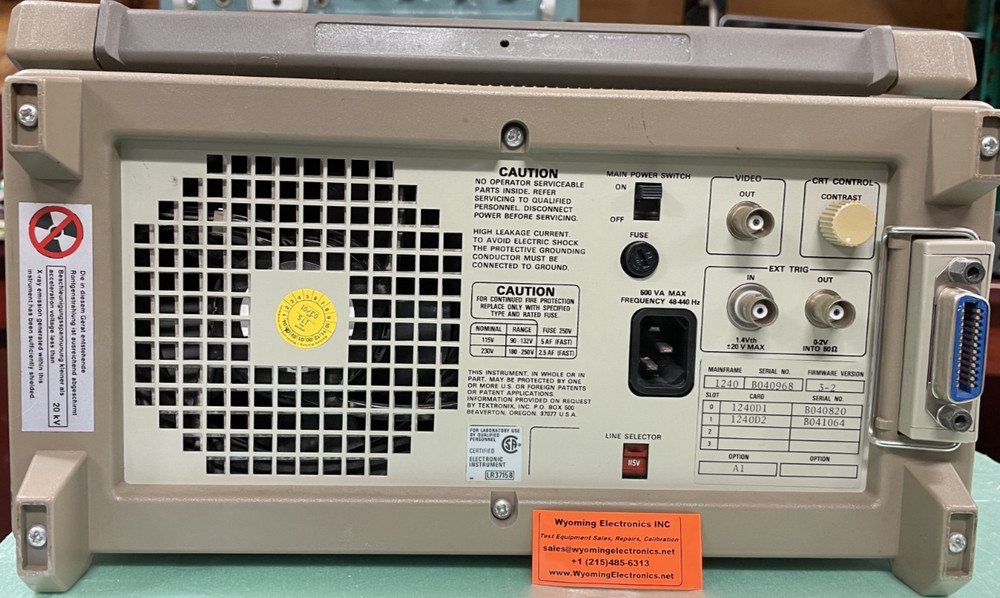 TEKTRONIX 1240 LOGIC ANALYZER