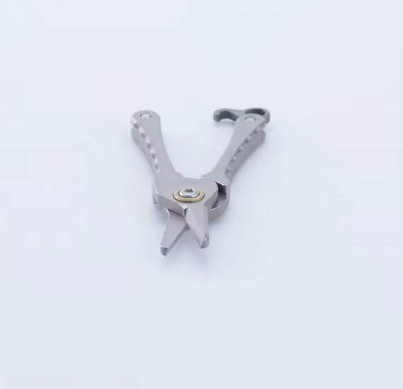 Titanium Mini Scissors Keychain Utility Folding Shears Feather Light Pocket EDC