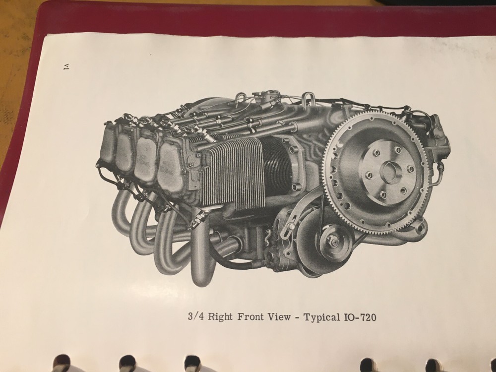 Lycoming IO-720 Operator's Manual