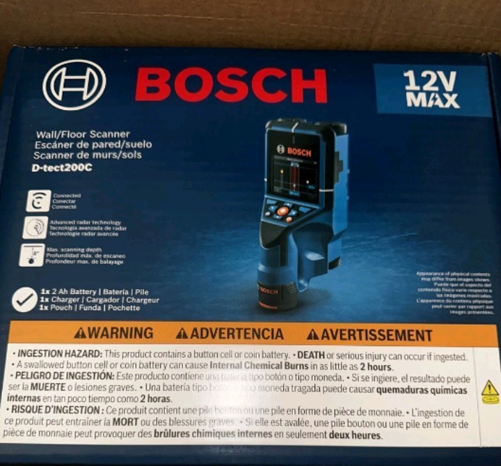 BOSCH D-tect 200 C Wall And Floor Scanner