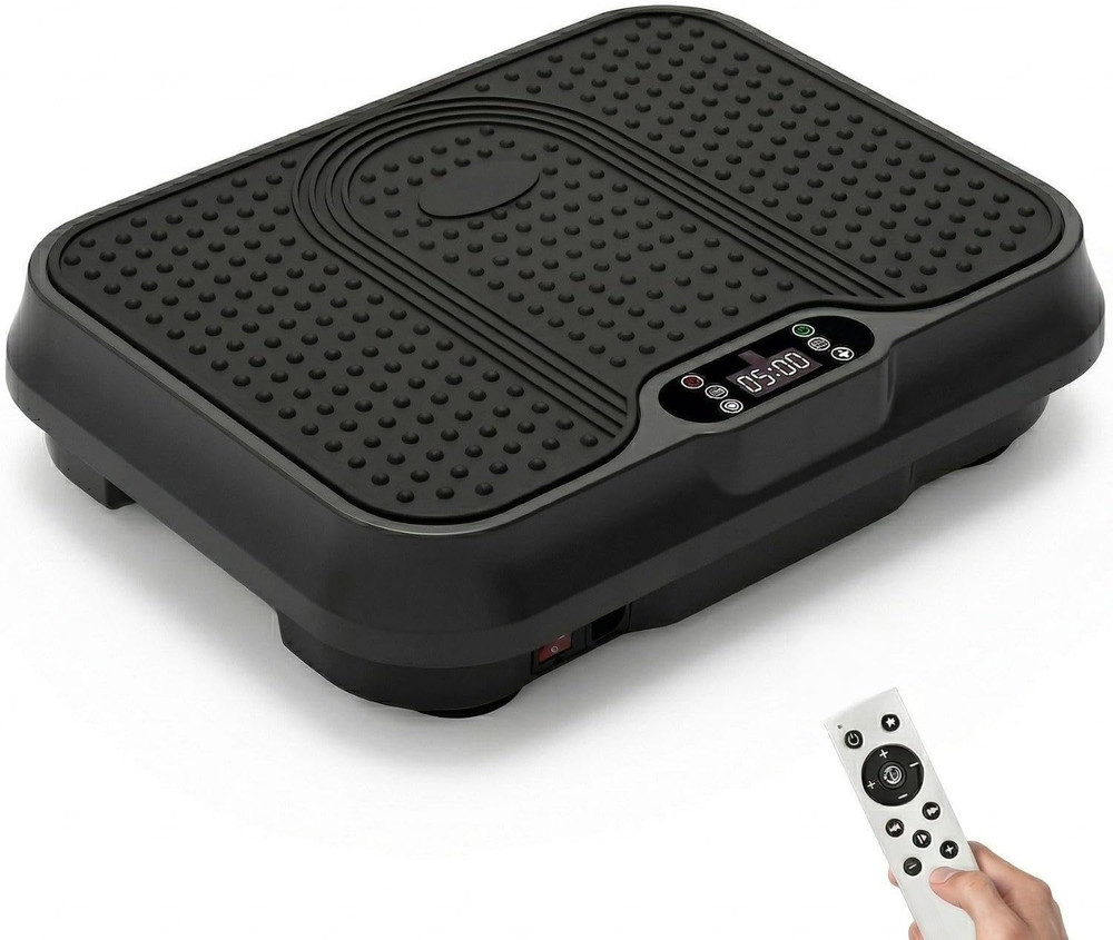 Vibration Plate Exercise Machine, Compact Small Vibration Plate for Lymphatic Dr