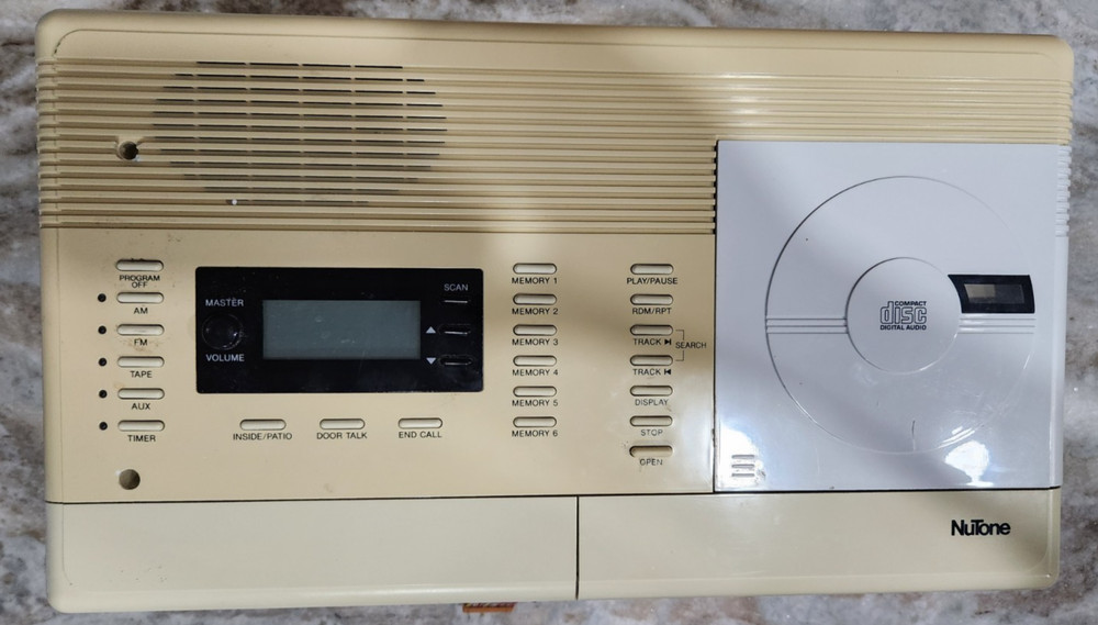 NuTone IM-4406 Intercom Master Unit + 801-t Transformer + Terminal Board