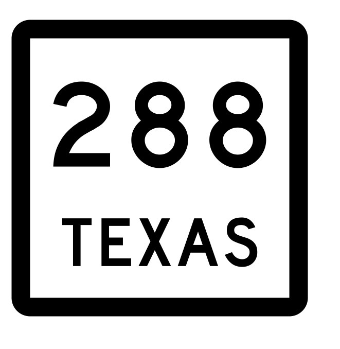 Texas State Highway 288 Sticker Decal