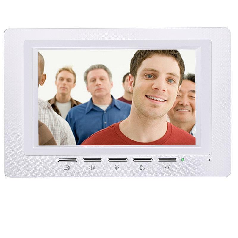 7" LCD 3 Monitors Video Intercom IR-CUT Camera Doorbell Entry for Home Security