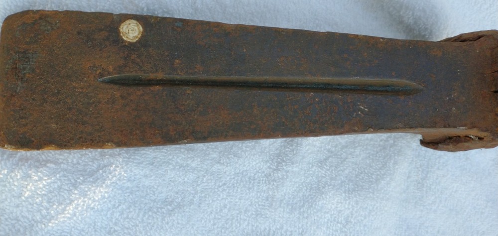 Vintage ANTIQUE Iron Log splitter # 5