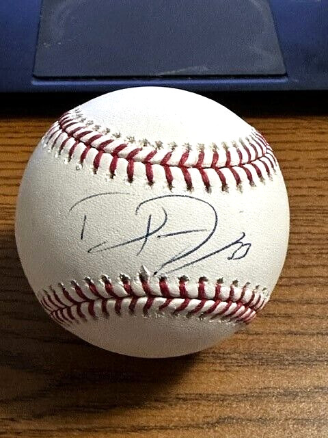 DANE DUNNING 4 SIGNED AUTOGRAPHED OML BASEBALL!  Rangers!