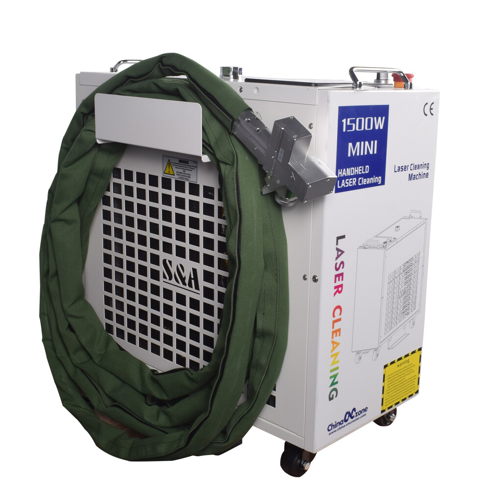 Handheld 1500W Fiber Laser Cleaning Machine Laser Remove Rust/Oil/Paint Cleaner