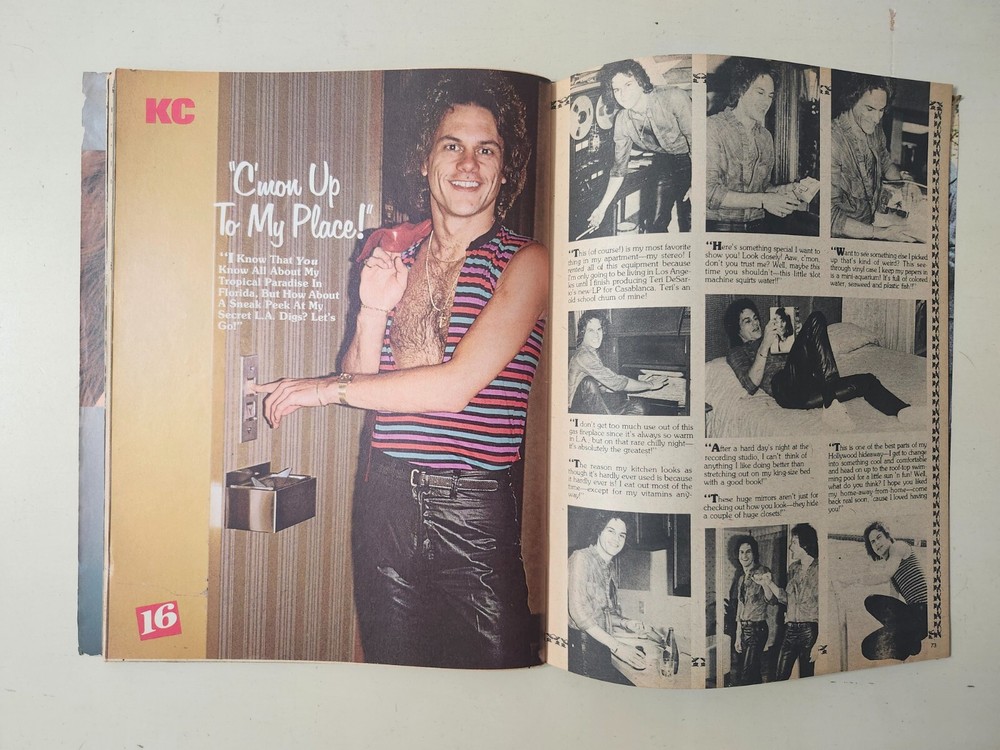 KISS RARE 1979 Vintage 16 Magazine Cheap Trick Loose Cover Writing NO POSTER