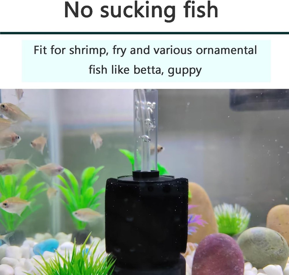 Efficient Sponge Filter for Small Tanks - Maintains Clean & Safe Environment