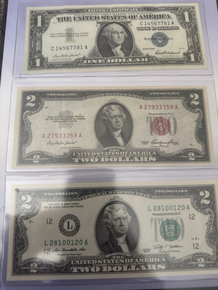 Colored Seals Money