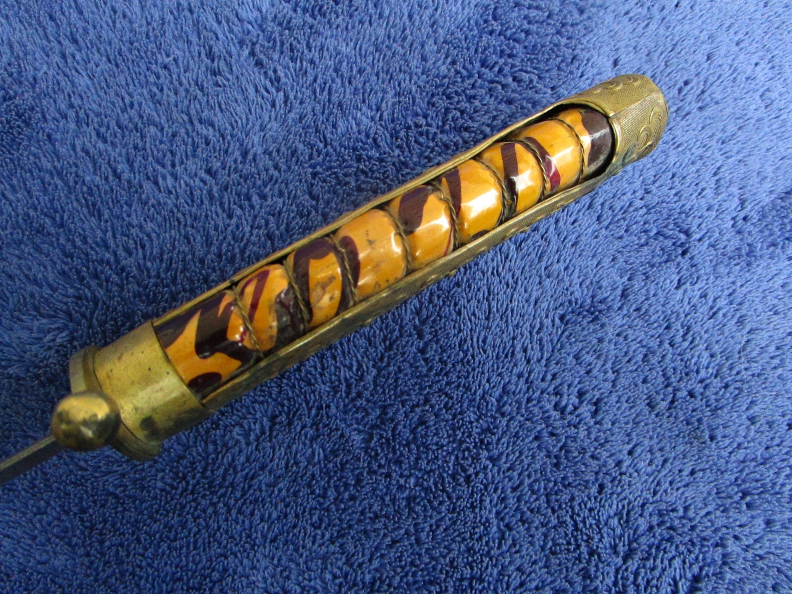 RARE ORIGINAL WW2 CHINESE NATIONALIST CHAI KAN SHEK DAGGER AND SCABBARD