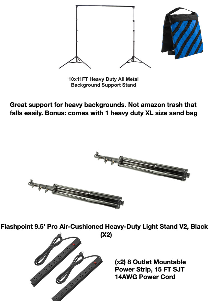 studio lighting kit / bundle, Godox MS300V 2-Light Studio Strobe Kit X2T-C for C