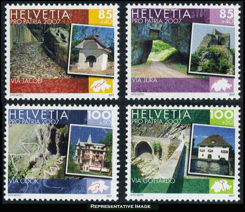 Switzerland Scott B707-B710 Mint never hinged.