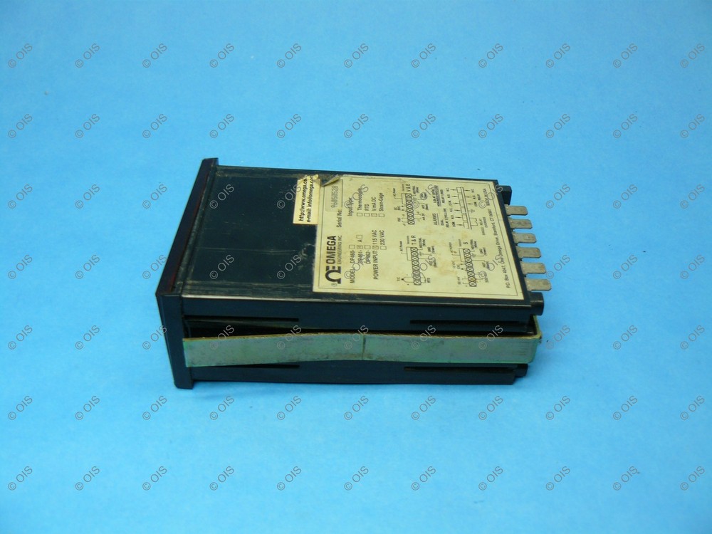 Omega DP461-V Digital Temperature Panel Meter 1/8 Din 115VAC V/Ma Input Tested
