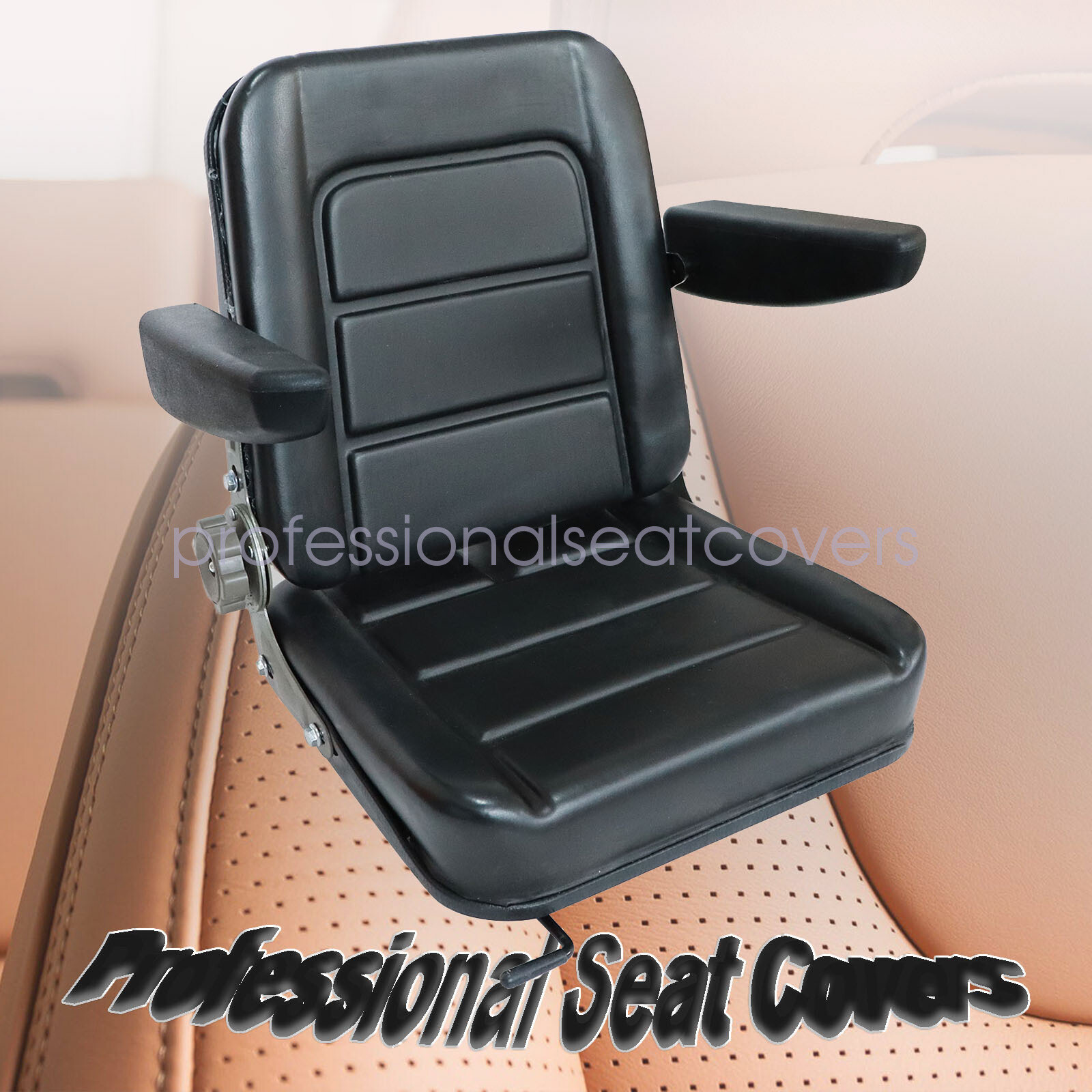 Universal Tractor Seat W/Armrest For Kubota L3130 L3240 L3430 L3540 L3830 L3940