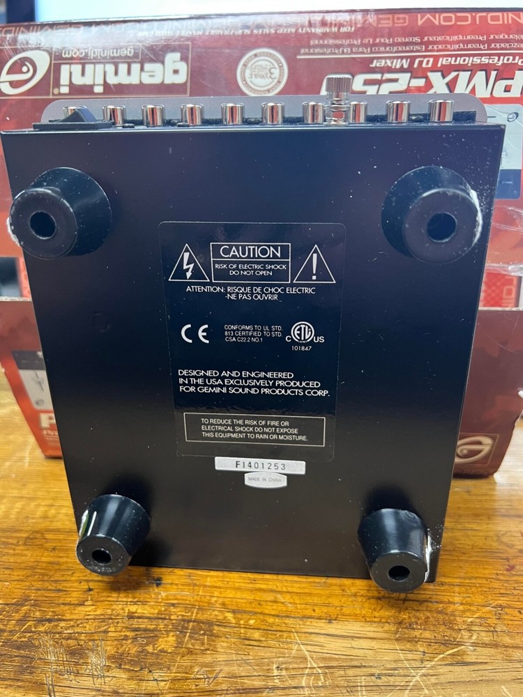 Gemini PMX-250 DJ Stereo Mixer