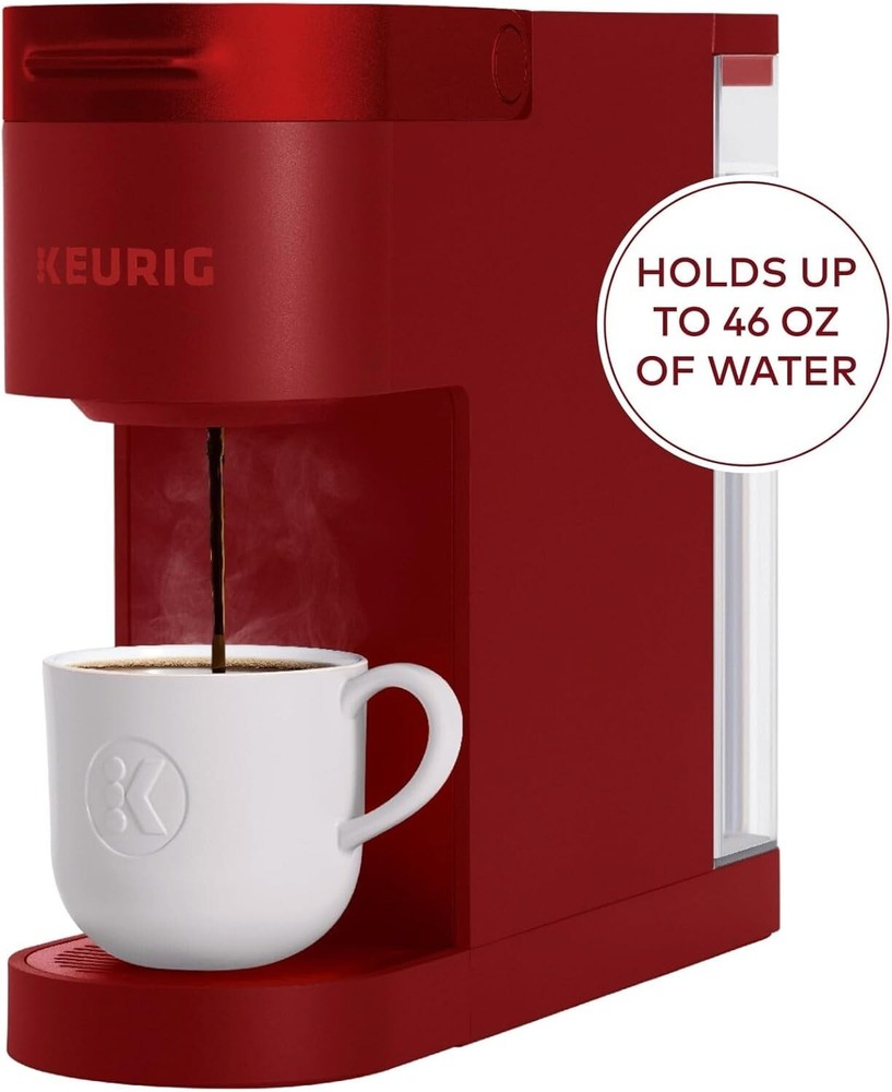 Keurig K-Slim Single Serve K-Cup Pod Coffee Maker Multistream Technology Red