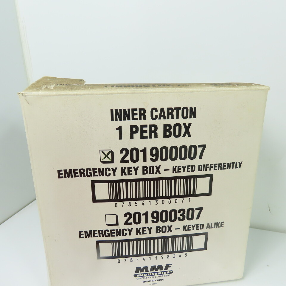 MMF Industries 201900007 Emergency Key Box NEW