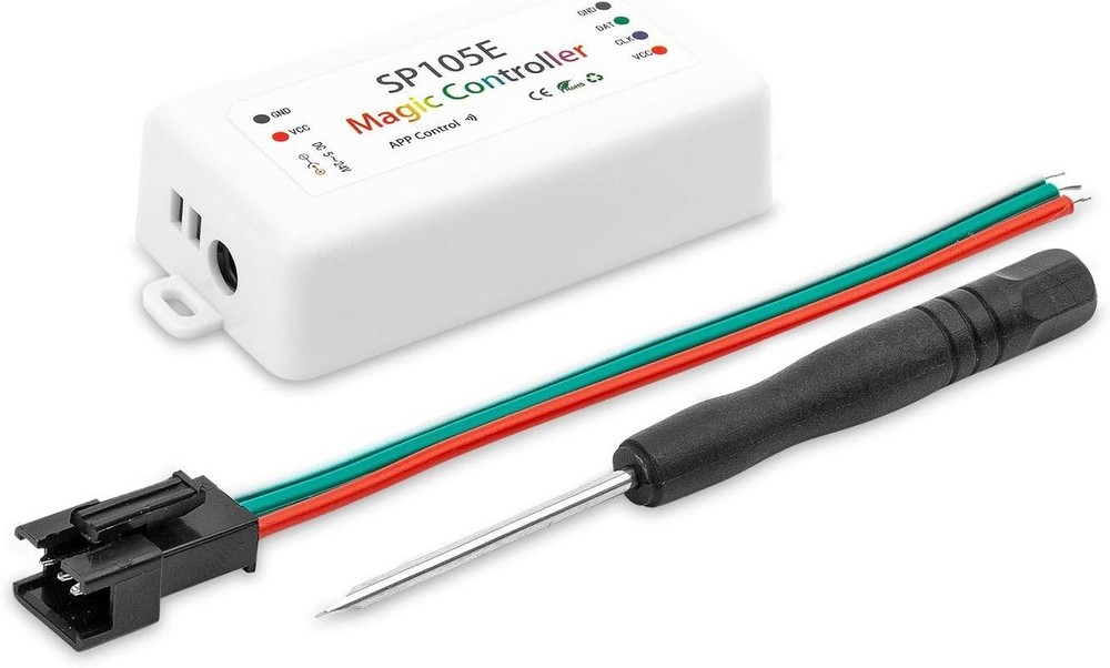 Wireless Bluetooth Controller SP105E iOS/Android APP for WS2811 WS2812B WS281...