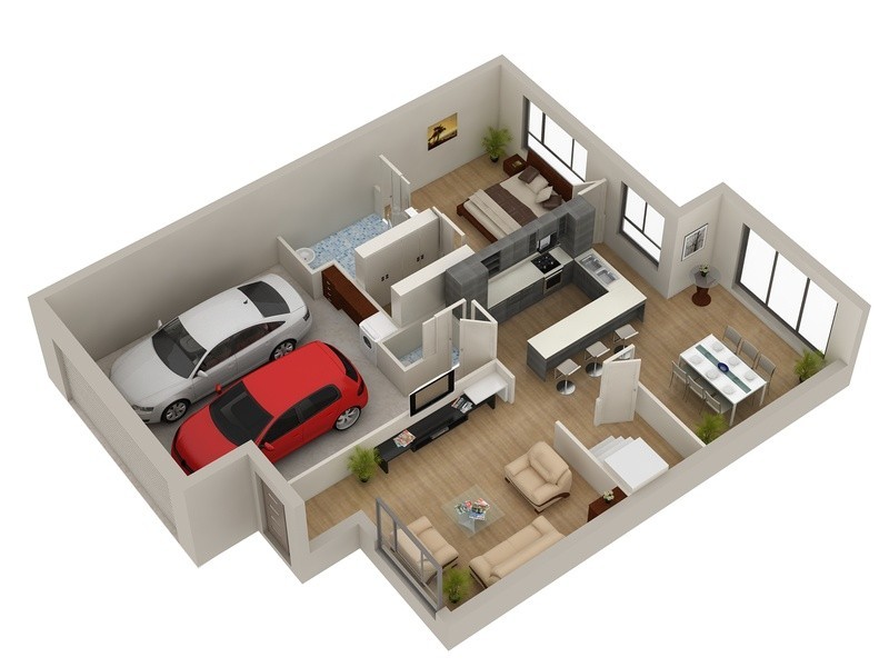 Design 3D Floor Plan Model Design