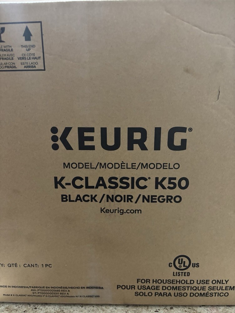 Keurig K-Classic Coffee Maker Programmable Single Serve K-Cup Pod 3 Brew Sizes